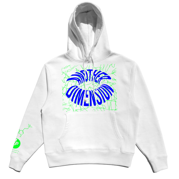 ANOTHER DIMENSION HOODIE - WHITE