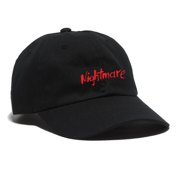 NIGHTMARE 6 PANEL HAT - BLACK