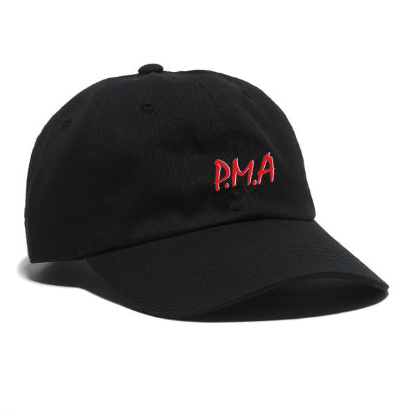 P.M.A 6 PANEL HAT - BLACK